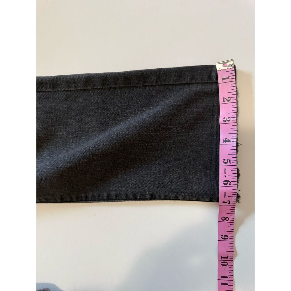 Levi's Classic Straight Jeans Charcoal Black Gray Stretch Denim High Rise 28/6 - Picture 12 of 15